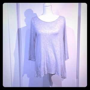 Ann Taylor cotton gray tunic